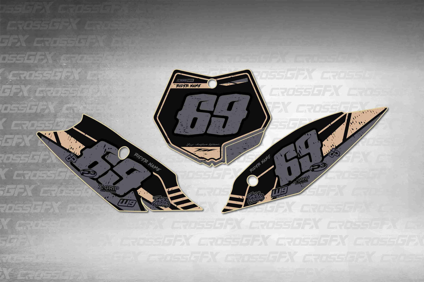 Graphics for KTM XC 2011-2012 - Omega Brown number
