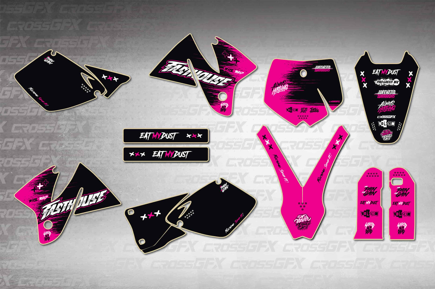 Savage Pink - KTM SX 1998-2000 Graphics Kit