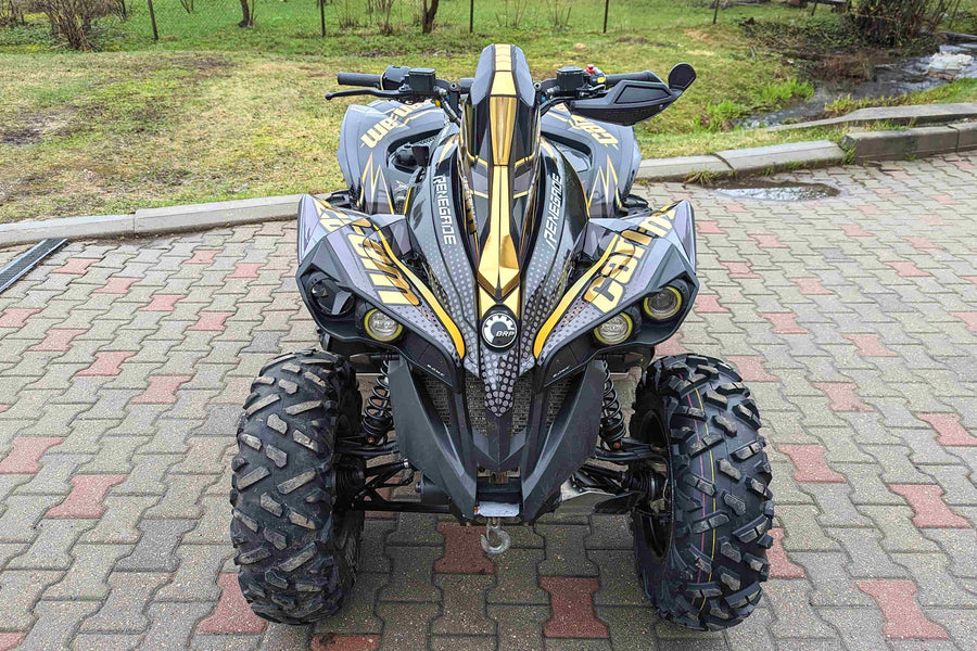 Can-Am Renegade Graphics with Gold inlays