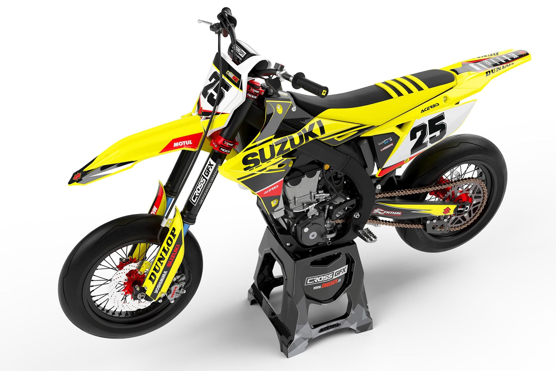 Your Suzuki 'Standard' Black Graphics Kit Left View