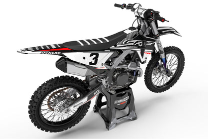 Semi-Custom Sticker Kit 'Force' White Rear View