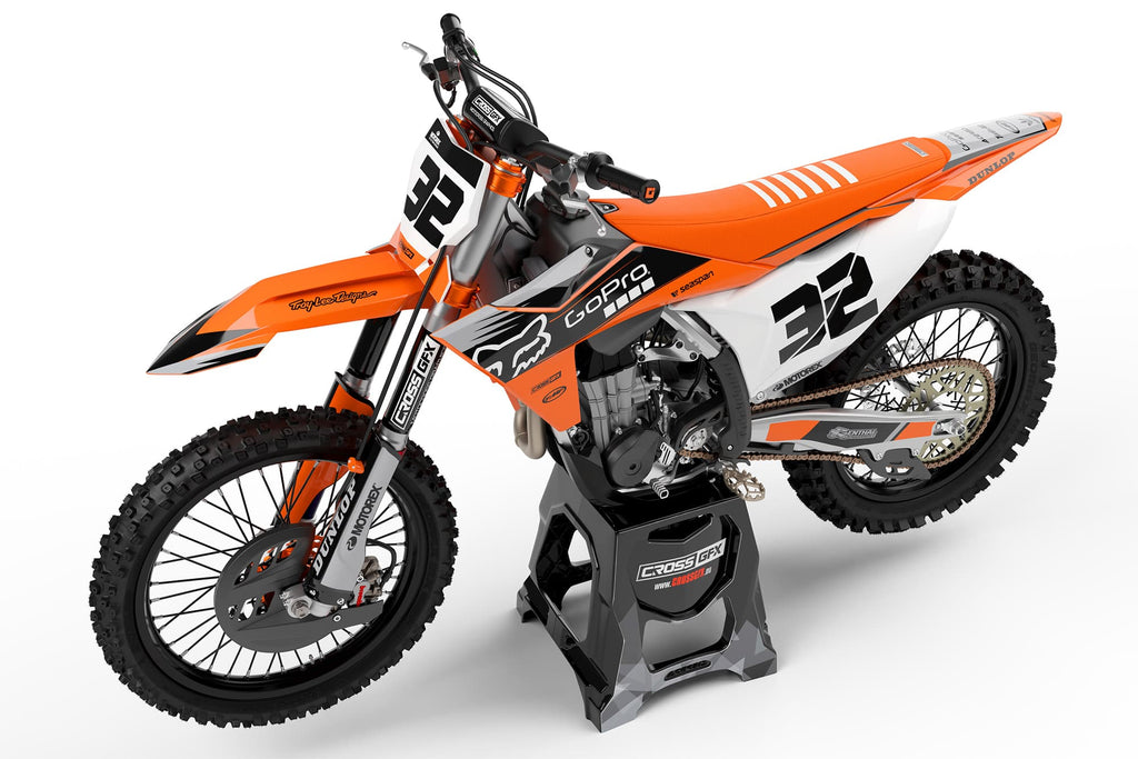 Motocross Graphics for KTM CORD Gray Promo Right View