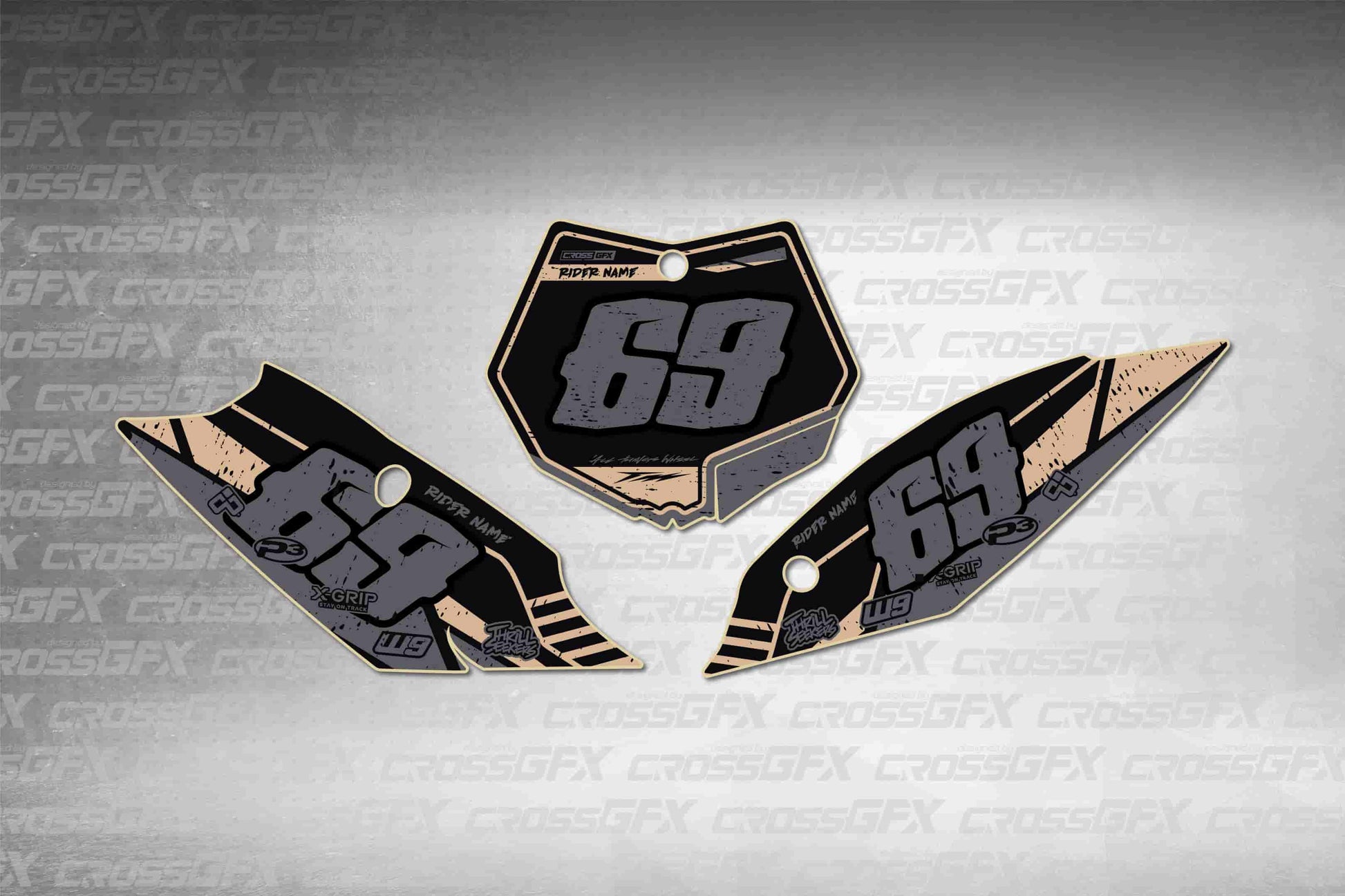 Graphics for KTM XC 2011-2012 - Omega Brown number