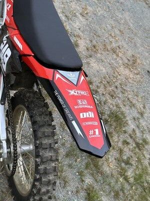 Customer photo of the Honda Blaze Red kit