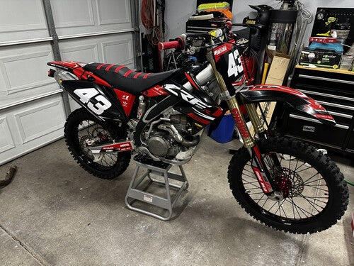 Customer photo of the Honda Blaze Red kit