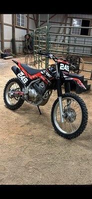 Customer photo of the Honda Blaze Red kit