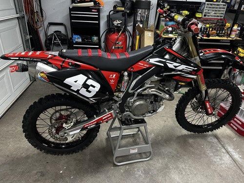 Customer photo of the Honda Blaze Red kit