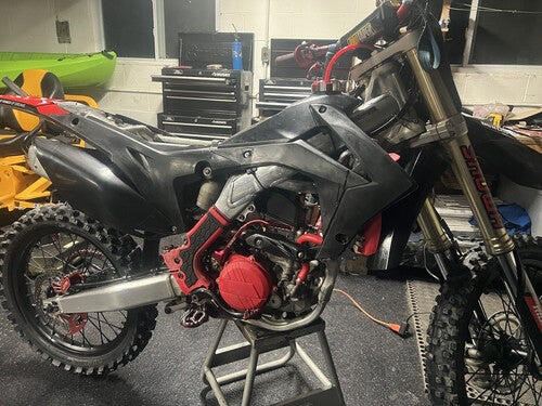 Customer photo of the Honda Blaze Red kit