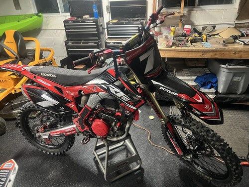 Customer photo of the Honda Blaze Red kit